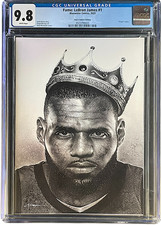 Fame LeBron James 1 CGC 9.8 WH Biggie Smalls Homage Variant LTD 450 picture