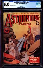 Astounding Stories Pulp 36 (V12 #3) CGC 5.0 Classic gas mask desert cover 1933 picture