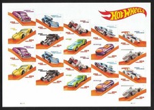 USPS 50TH ANNIVERSARY HOT WHEELS SHEET OF 20 FIRST CLASS LETTER STAMPS picture