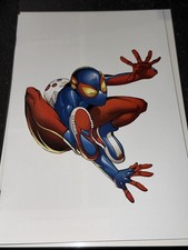 EDGE OF SPIDER-VERSE #3 BAGLEY WHITE VIRGIN VARIANT SPIDERBOY picture