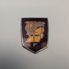 RARE 1931-1932 Plymouth PA PB Radiator Emblem Badge - Mayflower Ship Enamel picture