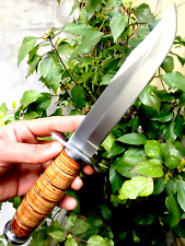 Ka-Bar Special Custom Handmade D2 Tool Steel Combat Knife USA Knives With Leath picture
