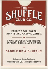 Western Playing Cards – Vintage Cowboy Deck with Custom Artwork – Poker & Bla... picture
