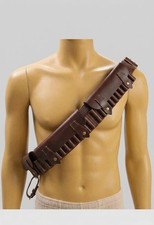British Martini Henry P1882 Pattern 50 Round Leather Bandolier Brown Ammo Belt. picture
