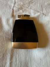 Vintage Ronson Pioneer Cigarette Lighter Black & Gold picture