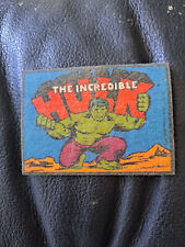 RARE THE INCREDIBLE HULK PATCH MARVEL SUPER HEROES 1979 picture