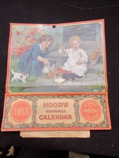 1913 Hood's Sarsaparilla Calendar COMPLETE - The Dinner Bell