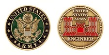 US Army Engineer Branch Challenge Coin picture