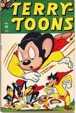 TERRY-TOONS #52 RARE 1947 Golden Age FINE (6.0) TIMELY/MARVEL BRAND picture