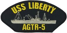 USS LIBERTY AGTR-5 PATCH - Multi-colored - Veteran Owned Business picture