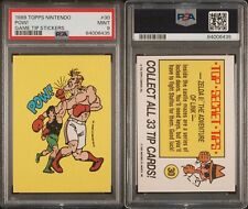 1989 TOPPS NINTENDO GAME TIP STICKERS #30 POW PSA 9 picture