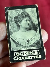 1894 Ogden's Guinea Gold Cigarettes Photographic Card Of Marion Delorme picture
