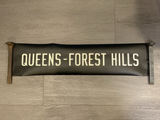 IND NY NYC SUBWAY ROLL SIGN PARK AVE OF QUEENS BOULEVARD 71 AVENUE FOREST HILLS picture