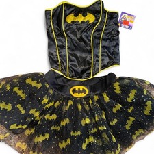 Women's Halloween Costume Batman Batgirl Corset and Tutu Set NWT picture