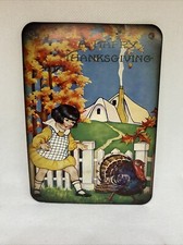 Thanksgiving Wall Decor VINTAGE STYLE Die Cut  4.5 x 6” picture