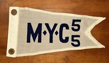 Mantoloking Yacht Club MYC 1955 NJ NEW JERSEY BURGEE REGATTA FLAG PENNANT picture