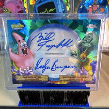 Topps 2025 SpongeBob Chrome A Bikini Bottom Dual VIP DA-PT Dual Auto picture