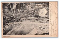1905 Water Wheel Phillipsport Falls Lake River Sullivan Co. New York NY Postcard picture