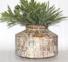 Antique Wooden Fitted Iron Pot/ Planter Pot/ Decorative Old Original picture