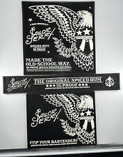RARE LOT OF 3 SAILOR JERRY Eagle Rubber Bar Drink MATS Tip Your Bartender picture