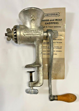 Universal No. 2 Vintage Meat Grinder With Instruction Leaflet Excellent Read picture
