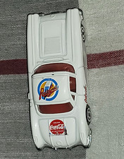 Coca-Cola White & Red Diecast Advertising Car Collectible, Soda Theme picture