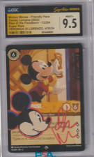 Disney Lorcana Mickey Mouse CGC 9.5 Veronica Di Lorenzo Sketch Auto picture