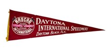 Vintage NASCAR Daytona International Speedway Pennant Felt 26