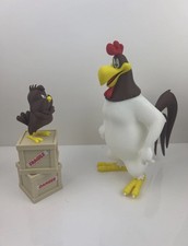 11” Looney Tunes Henery Hawk & Foghorn Leghorn Vinyl Figure Set , Collectible picture