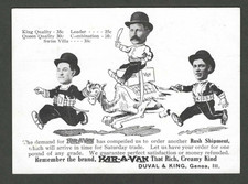 1908 Undivided Advertising Postcard Kar-A-Van Coffee Duval King Genoa Illinois picture
