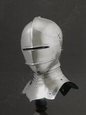 Medieval Antique Knight Armor Closed Warrior Helmet picture