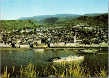 Postcard Germany Boppard  bird's eye view with Rhine and ships picture