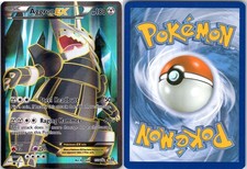 AGGRON EX 153/160 ULTRA RARE PRIMAL CLASH POKEMON HOLO picture