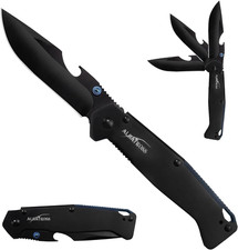 FK050 Minimalist Ultra Thin Stainless Steel Folding Pocket Knife with Bottle Ope picture