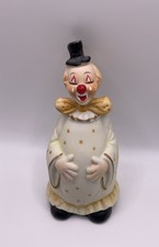 Vintage A. A. Importing Co. Happy Clown Bell Polka Dots Black Top Hat Bell picture