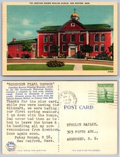 Jonathan Bourne Whaling Museum New Bedford Mass Postcard picture