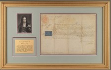 King William III Signed Document Vellum Manuscript Royal Autograph PSA/DNA LOA picture
