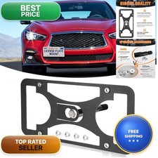 EONGEE Tow Hook License Plate Bracket Fits Infiniti Q50 2014-2024 picture