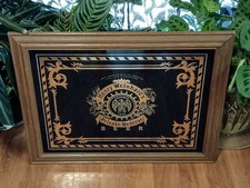 1982 Henry Weinhards Private Reserve Beer Bar Mirror Sign G Heileman Brewing HTF picture