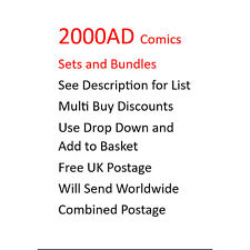 2000AD Prog 1 to 180 Bargain Original Real Comic Books Not Digital See List (m) picture