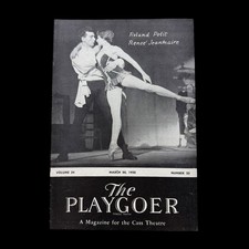 1950 Roland Petit Les Ballets de Paris Cass Theatre Detroit Playgoer Program picture