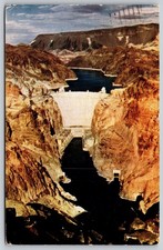 Hoover Dam Arizona Nevada Mike Roberts Postcard PC274 picture