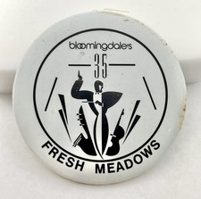 Bloomingdale’s Fresh Meadows Queens NYC Vintage Department Store Pinback Button picture