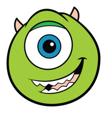 Monsters Inc Cartoon Mike Wazowski Sticker / 10 Sizes with TRACKING  picture
