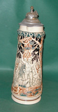 Antique J.L.Knoedgen #973 Ancient Battle Scene 1.5  Liter German Beer Stein picture