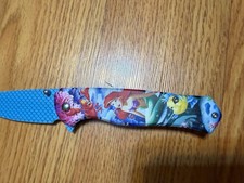 Little Mermaid Spring Assisted Pocket Knife 9” Anime Cartoon Cosplay Pick 1 picture