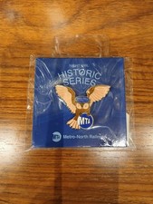 Brand New & Unused MTA Metro-North Railroad Night Owl Lapel Pin ~ Limited & Rare picture