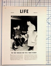 LIFE Magazine 1937 Duke & Duchess of Windsor Nazi Germany US Press Article picture