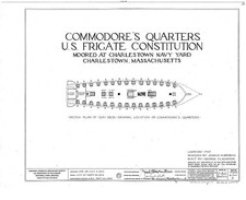 Charlestown Massachusetts US Frigate Constitution Commodore's Quarters 1779 picture