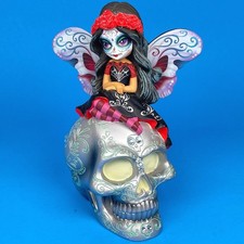 Jasmine Becket-Griffith Spirit of the Radiant Beauty Sugar Skull Fairy Glows picture